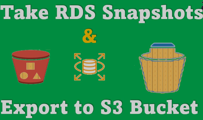 理解 RDS 快照导出到 S3 